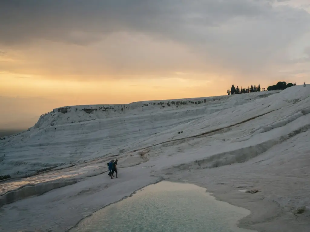 Pamukkale terraces and Hierapolis day trip